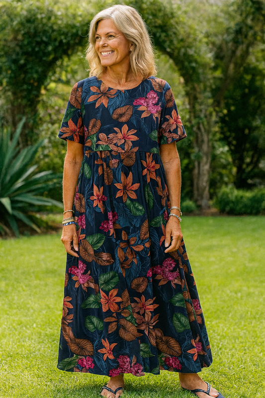Masie | Breezy Floral Maxi Dress