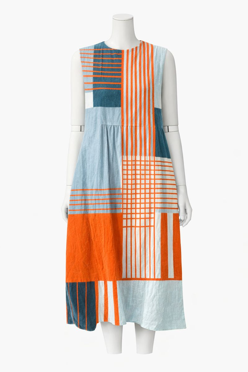 Robin | Bohemian Patchwork Sleeveless Beach Dress