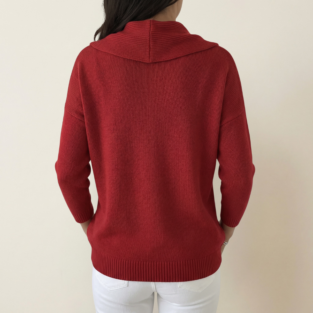 Soft Cowl Neck Sweater