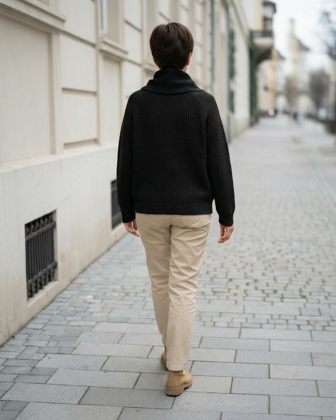 Cosy Scarf-Neck Sweater