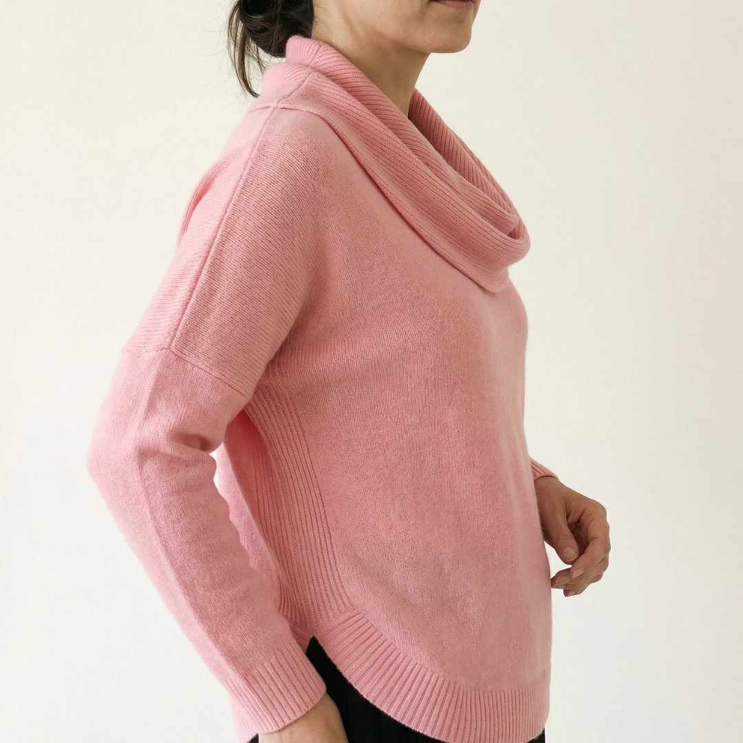 Soft Cowl Neck Sweater