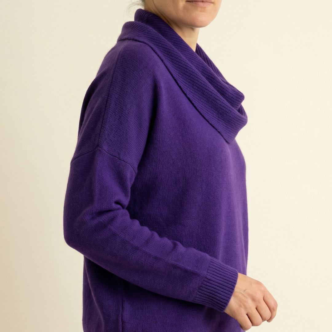 Soft Cowl Neck Sweater