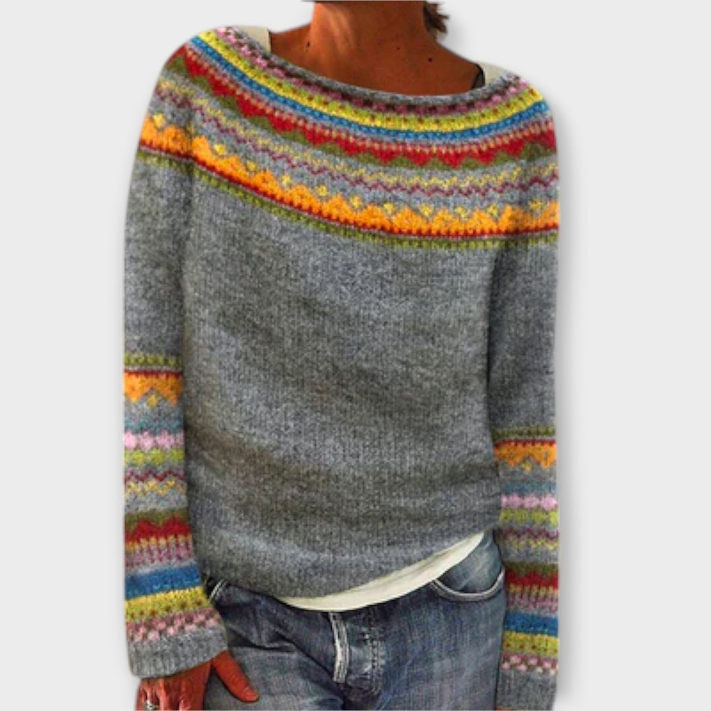 Vintage Knitted Jumper For Women
