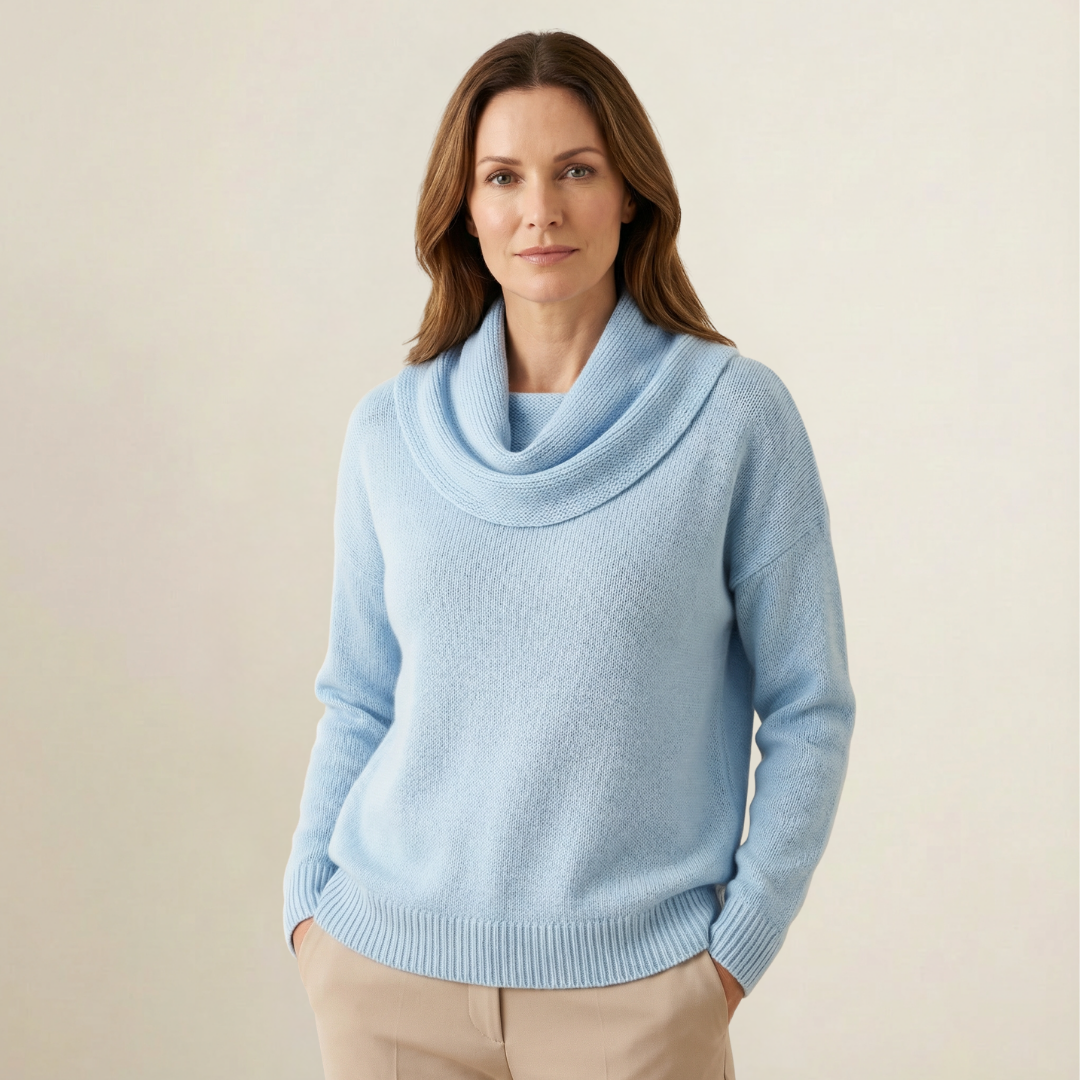 Soft Cowl Neck Sweater