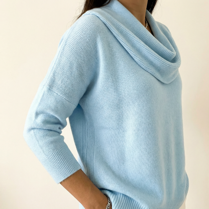 Soft Cowl Neck Sweater
