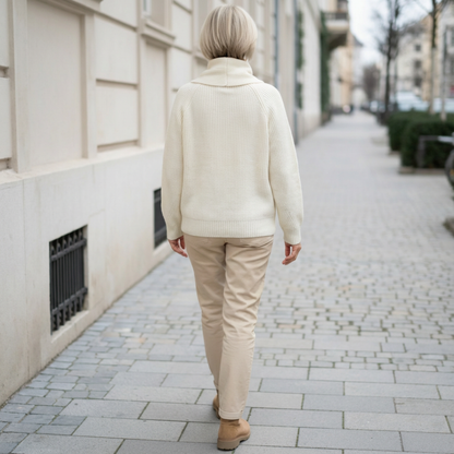 Cosy Scarf-Neck Sweater