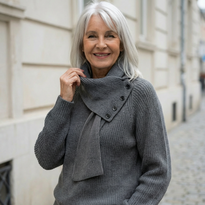 Cosy Scarf-Neck Sweater