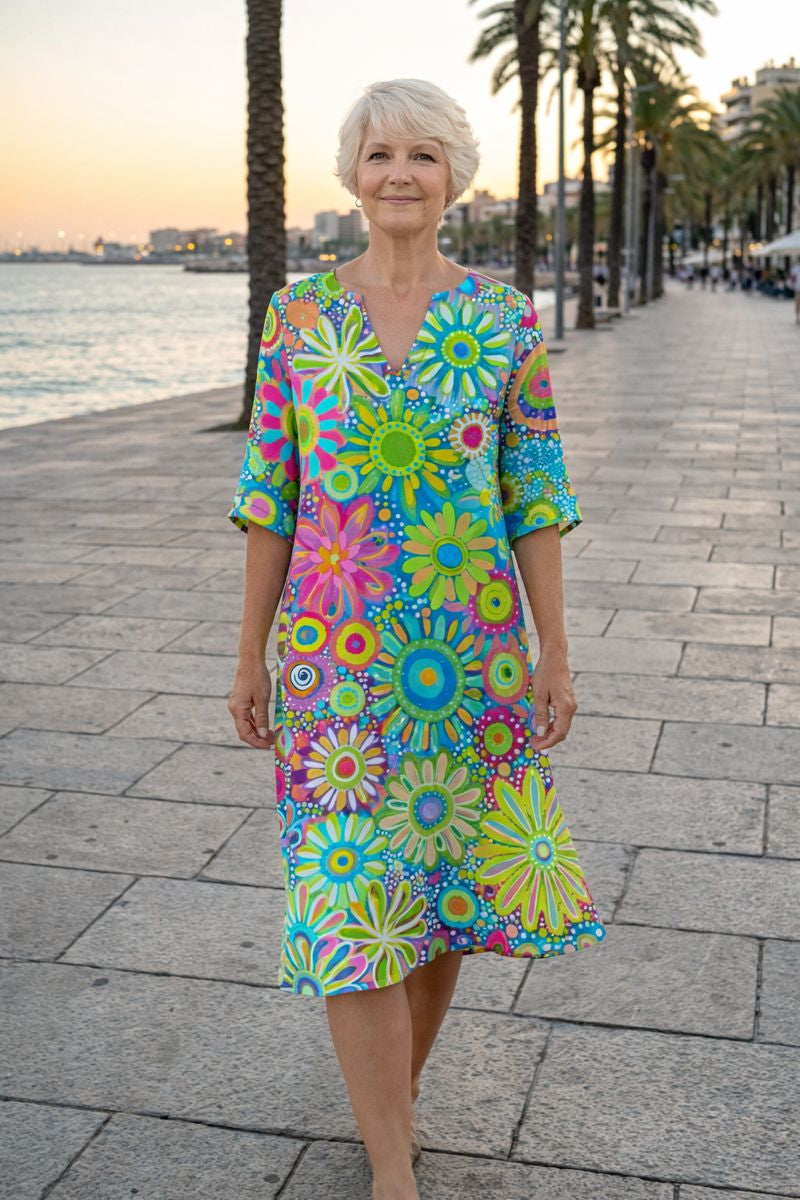 Hailey | Floral V-Neck Dress