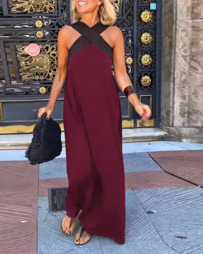 Diana | Dress with Crossed Cut