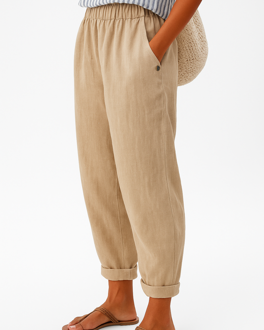 Aubrey | Light Elastic Waist Pants