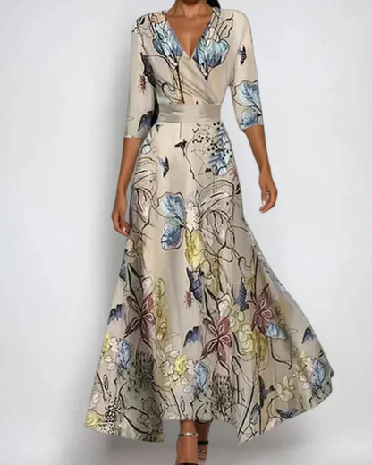 Amalia | Luxury Floral Dress