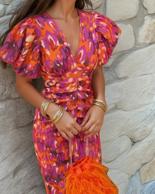 Claudia | Vibrant Floral Dress