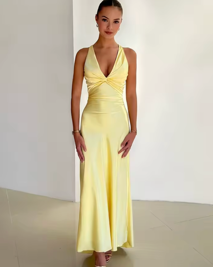 Destiny | Elegant Backless Bow Dress