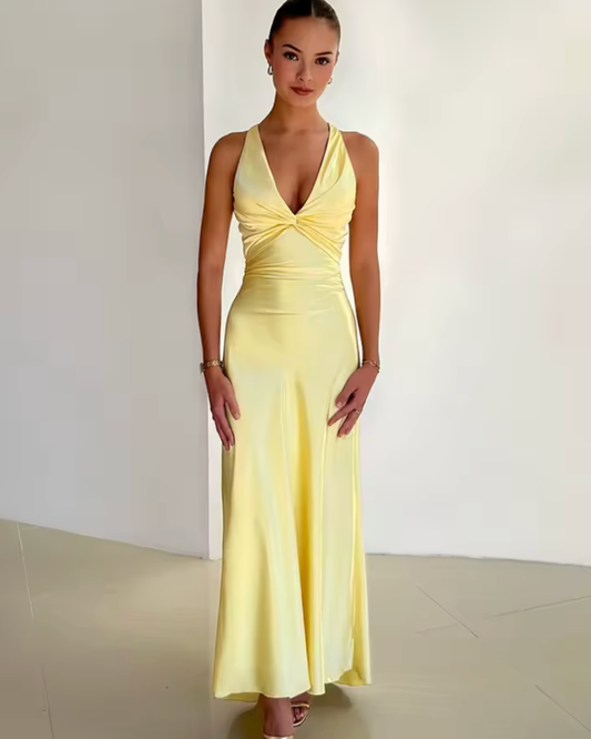 Destiny | Elegant Backless Bow Dress