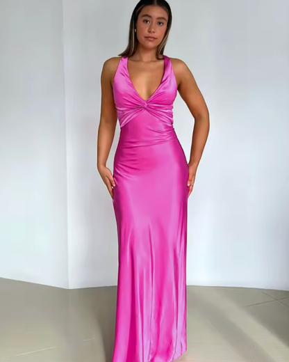 Destiny | Elegant Backless Bow Dress