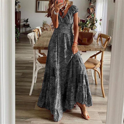 Sienna | Bohemian Floral Maxi Dress