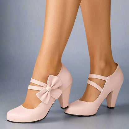 Olivia | Elegant Bow Heels